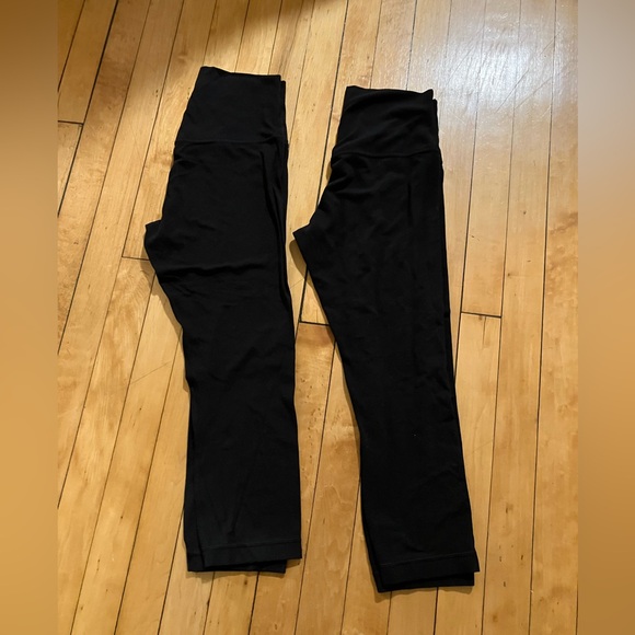 Lululemon Align High Rise Crop Black Leggings - Picture 9 of 9